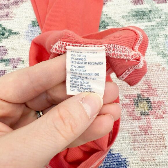 Vintage American Eagle Womens Ribbed Knit Tank Size S Pink Elaina Gilbert Preppy - Picture 8 of 9